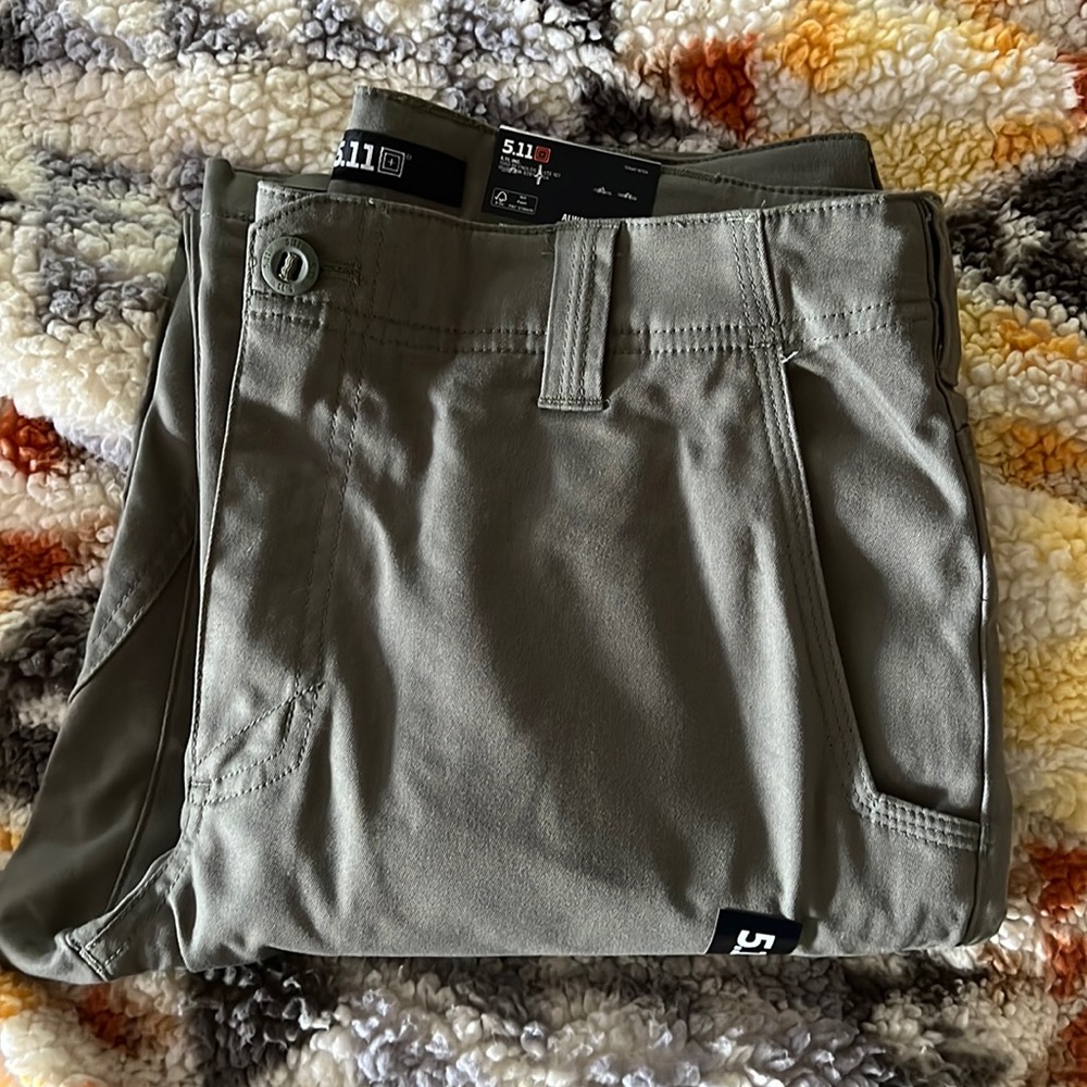 5.11 edge chino slim green 31x32